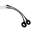 Black Marine GS-005 Glass Ring Snubbers 12" pair-2
