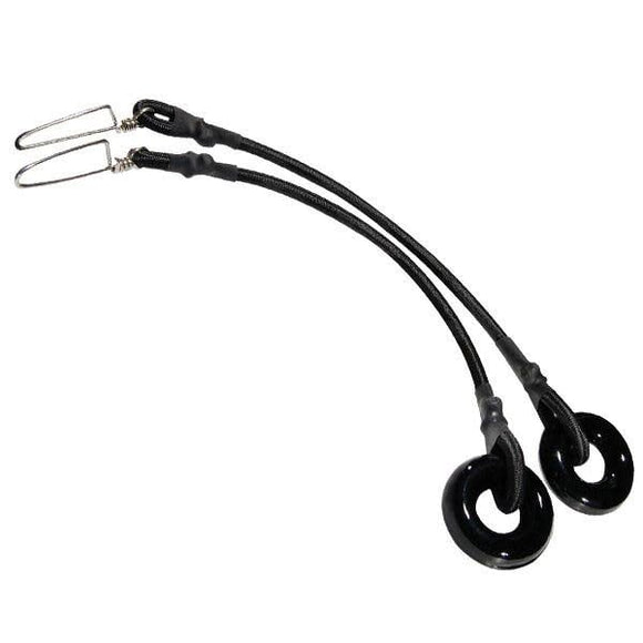 Black Marine GS-005 Glass Ring Snubbers 12" pair