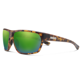 Copy of Suncloud Boone - Matte Tortoise Frame Polarized Sunglasses Green Mirror Lens - 0