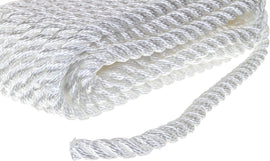 SeaChoice Hand Spliced 3-Strand 3/8in Diameter Nylon Dock Line