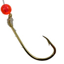 TideRite Gold Baitholder w/Red Bead Porgy/Sea Bass 12" Snelled Hooks 6pc-1