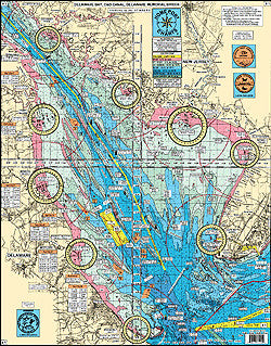 Home Port Chart #1 Delaware Bay, C&D Canal to Delaware Memorial Bridge