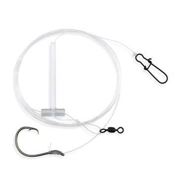 Aqua-Clear ST-7C Striped Bass 7/0 Circle Hook Eel Dropper Loop Rig - 0