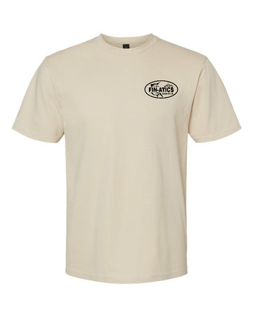 Fin-atics NJ Fish Collage Mens T-Shirt - Sand - 0