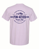 Fin-atics Lat/Lon w/Tuna Garment Dyed Orchid Short Sleeve T-Shirt-2