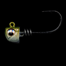 NLBN 3" Jig Heads Green Back