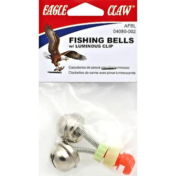 Copy of Eagle Claw Luminous Fishing Bells w/Clip - 0