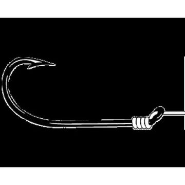 F.J. Neil BVH Blued Virginia Blackfish Saltwater Snelled Hooks 6pc - 0