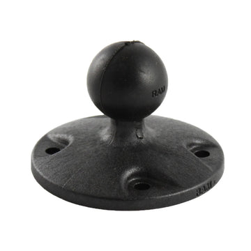 RAM Mount 2.5" Composite Round Base w/1" Ball