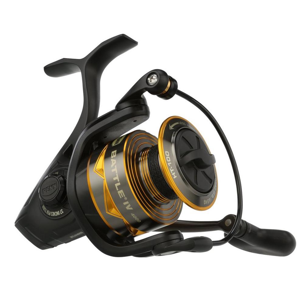 penn battle ii 4000 spinning reel IV BTLIV4000 fishing reel Colour:Lure - P013 and rotor to the Vintage Fishing Reels Vintage