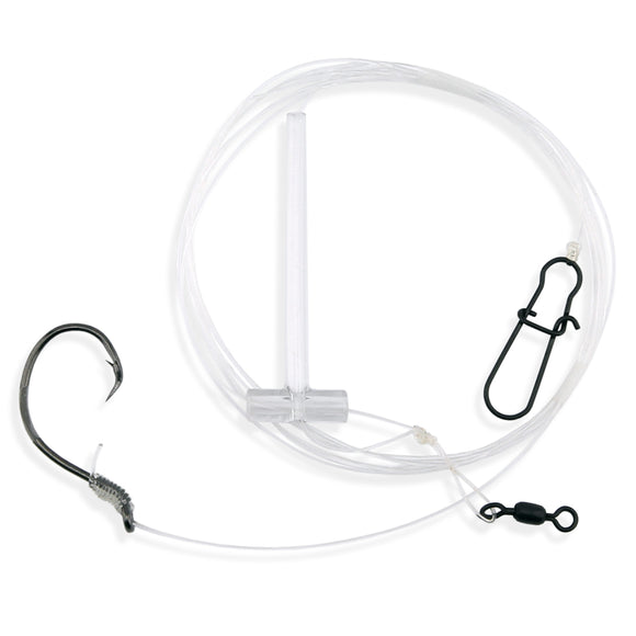 Aqua-Clear ST-5C Striped Bass Circle Hook Eel Dropper Loop Surf RigRig