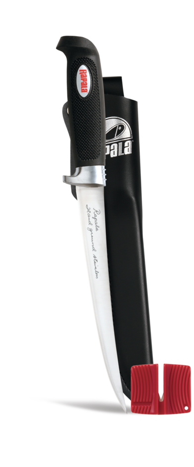 Rapala Soft Grip Fillet Knife w/Single Stage Sharpener