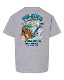Fin-atics NJ Fish Collage Youth T-Shirt - Sport Grey-1