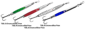 Tsunami Slimwave Lure - Chrome w/Prism Tape