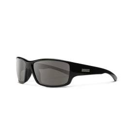 Suncloud Hull - Black Frame Polarized Sunglasses Gray Lens