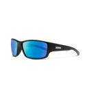 Suncloud Hull - Matte Black Frame Polarized Sunglasses Blue Mirror Lens-2