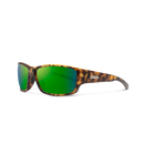 Suncloud Hull - Matte Tortoise Frame Polarized Sunglasses Aqua Mirror Lens-2