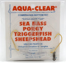 Aqua-Clear SP-1 Hi-Lo Sea Bass/Porgy Rig - 1/0 Gold Beak Hooks-1