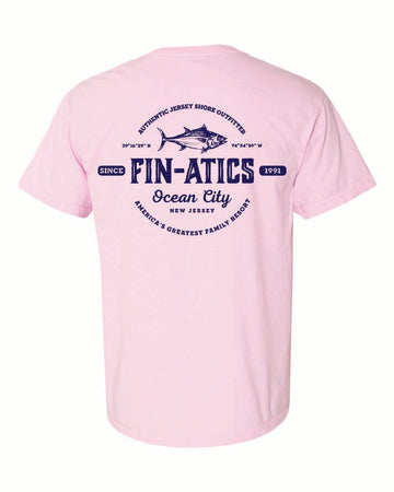 Fin-atics Lat/Lon w/Tuna Garment Dyed Blossom Short Sleeve T-Shirt - 0