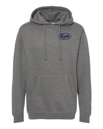 Fin-atics NJ Fish Collage Mens Hoodie - Gunmetal Heather - 0