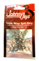 Johnny Jigs 20-pack Triple Wrap Super Split Rings-2