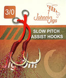 Johnny Jigs Feathered Single Assist Hooks-2
