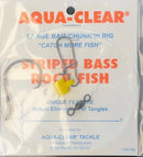 Aqua-Clear Striped Bass Chunk Bait Circle Hook Rigs w/Fish Finder-3