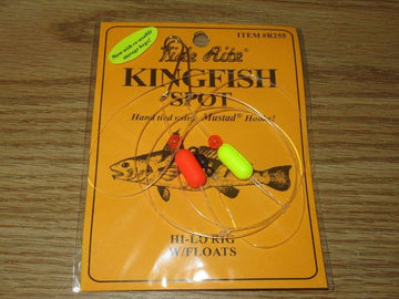 TideRite R255 Hi-Lo Kingfish/Spot Rig w/Pill Floats & Long Shank Hooks