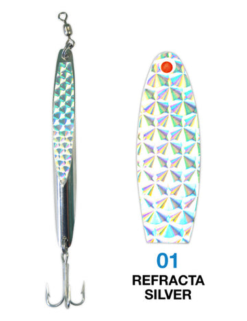 Deadly Dick Long Casting  Jigging Lures Silver Prism - 0