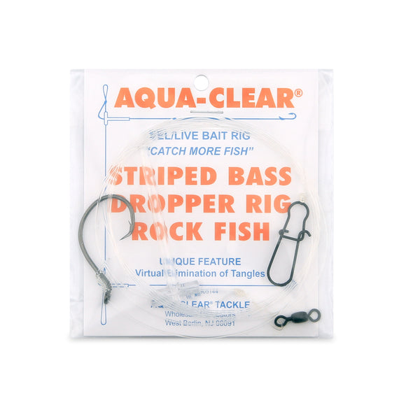 Aqua-Clear ST-5C Striped Bass Circle Hook Eel Dropper Loop Surf RigRig