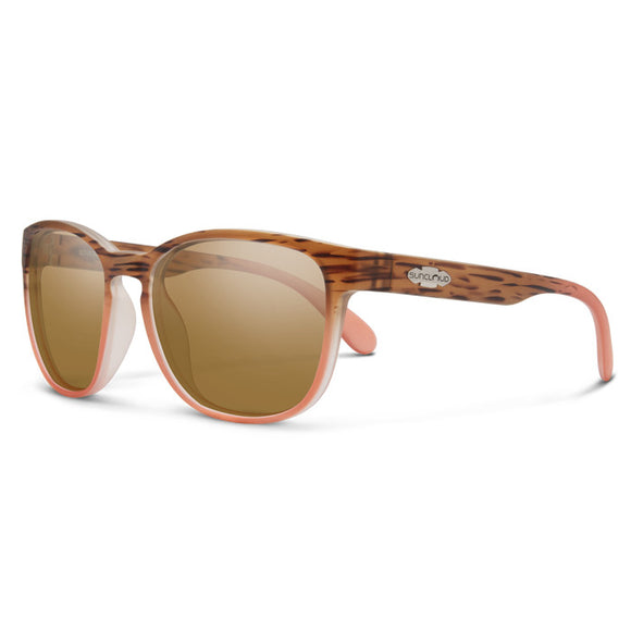 Suncloud Loveseat - Matte Tortoise Frame Polarized Sunglasses Brown Lens