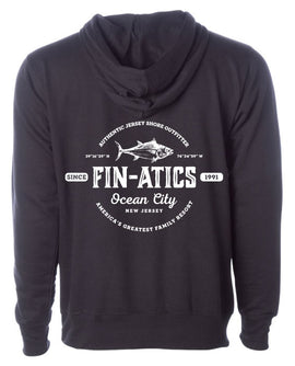 Fin-atics Lat/Lon w/Tuna Men's Hooded Sweatshirt