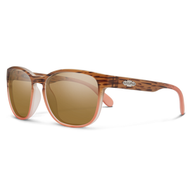 Suncloud Loveseat - Matte Tortoise Frame Polarized Sunglasses Brown Lens - 0