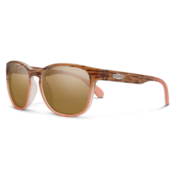 Suncloud Loveseat - Matte Tortoise Frame Polarized Sunglasses Brown Lens
