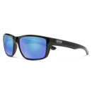 Suncloud Mayor - Black Frame Polarized Sunglasses Blue Mirror Lens-2