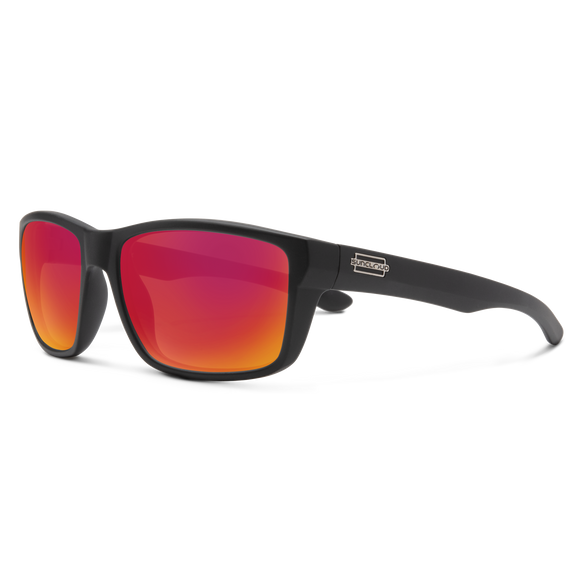 Suncloud Mayor - Matte Black Frame Polarized Sunglasses