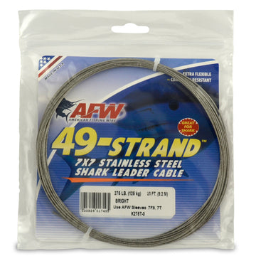 AFW 49-Strand Cable 30ft Coil - Camo Brown