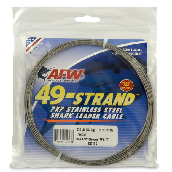 AFW 49-Strand Cable 30ft Coil - Camo Brown