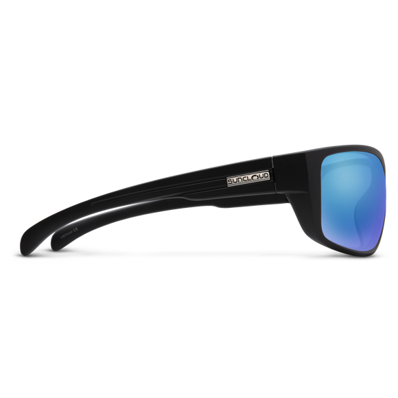 Suncloud Milestone - Matte Black Frame Polarized Sunglasses