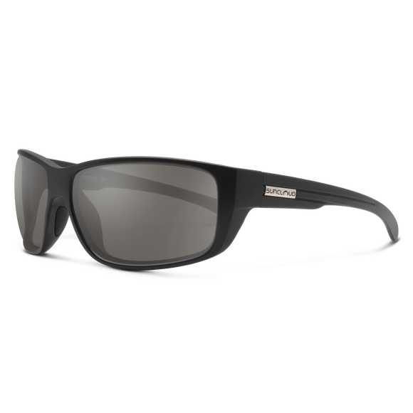 Suncloud Milestone - Matte Black Frame Polarized Sunglasses