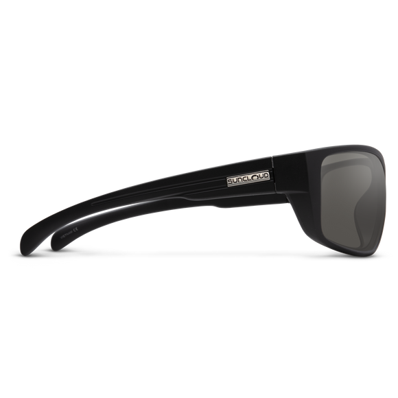 Suncloud Milestone - Matte Black Frame Polarized Sunglasses
