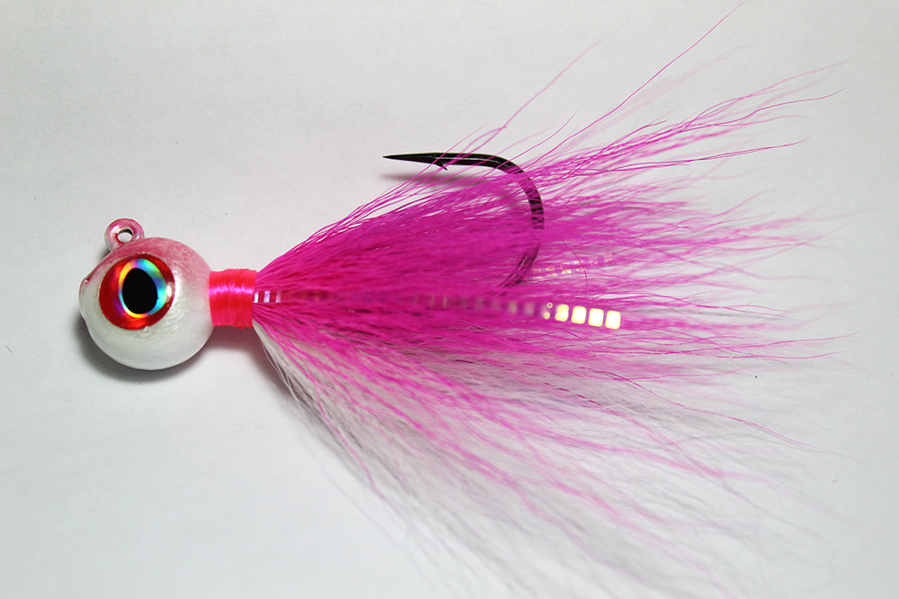 OG Jigs - Big Eye Bucktail Pearl White