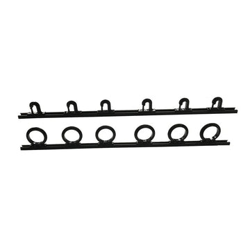 Du-Bro 1080BB Trac-A-Rod 2' Holds 6 Rods Black Trac / Black Holders