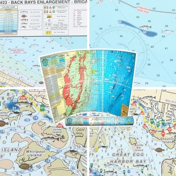 Home Port Chart #23 Back Bays Enlargement Brigatine to GE Inlet