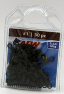 AFW Brass 3-Way Swivel w/Stainless Steel Rings - Black-2