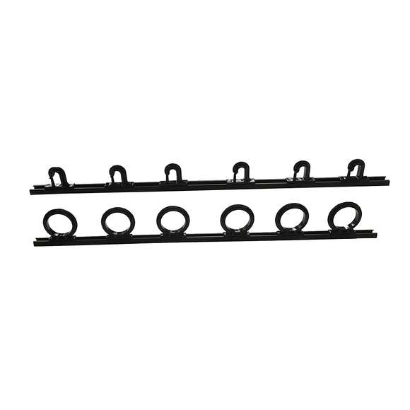Du-Bro 1080BB Trac-A-Rod 2' Holds 6 Rods Black Trac / Black Holders