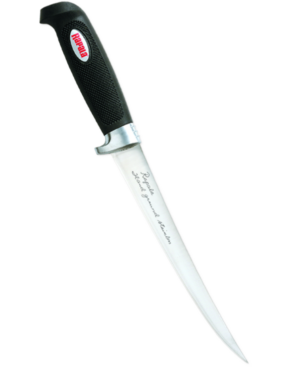 Rapala Soft Grip Fillet Knife w/Single Stage Sharpener