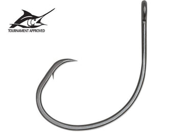 VMC 7385 Tournament Circle Hooks (Non-Offset - 7pk) - Black Nickel