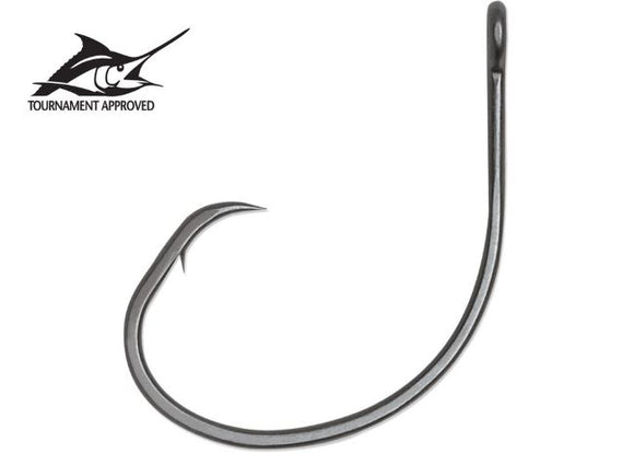 VMC 7385 Tournament Circle Hooks (Non-Offset - 7pk) - Black Nickel