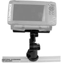YakAttack Fish Finder Mount W/LockNLoad Mounting System, Large Rectangular Base, 4” ext-2